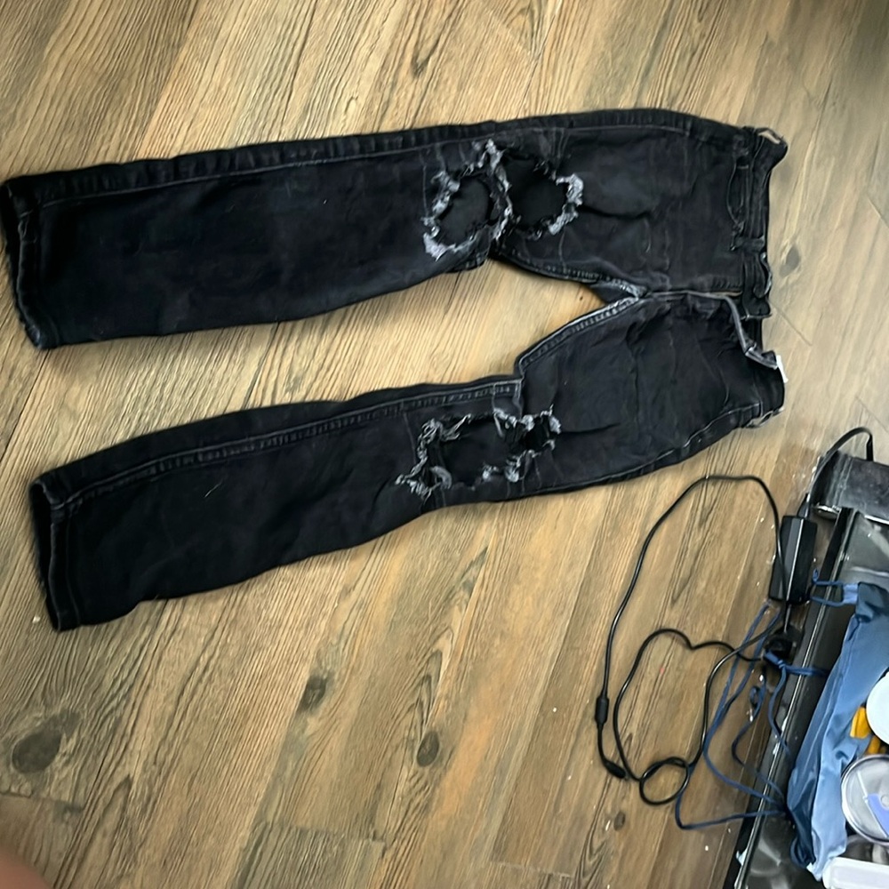 Ripped Jeans, Tight, High Rise